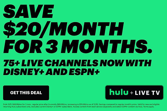 Hulu + Live TV Offer