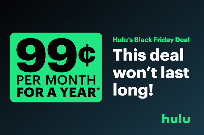 Hulu Black Friday Deal
